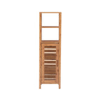 Meuble de rangement en bambou à porte unique - 46,5