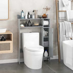 Armoire de rangement au-dessus des toilettes avec porte-papier toilette