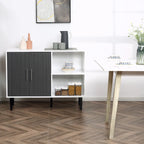 Meuble Buffet avec Étagère Réglable - Autonome, Gris