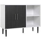 Meuble Buffet avec Étagère Réglable - Autonome, Gris