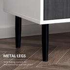 Meuble Buffet avec Étagère Réglable - Autonome, Gris