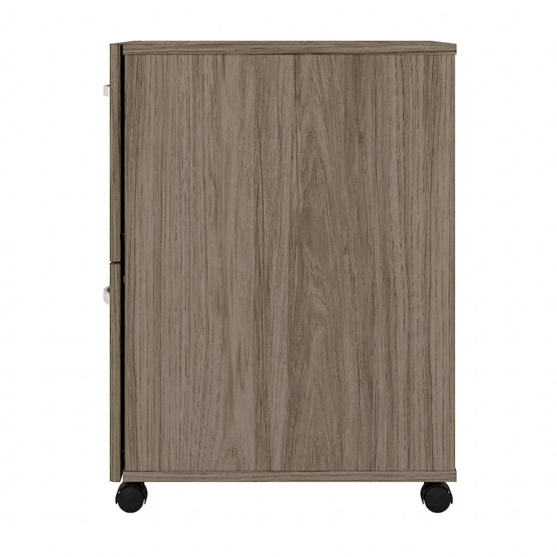 Classeur mobile hybride à 2 tiroirs pour la maison et le bureau