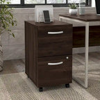 Classeur mobile hybride à 2 tiroirs pour la maison et le bureau