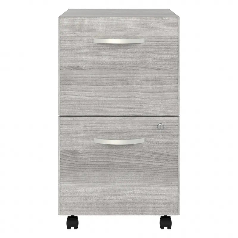 Classeur mobile hybride à 2 tiroirs pour la maison et le bureau