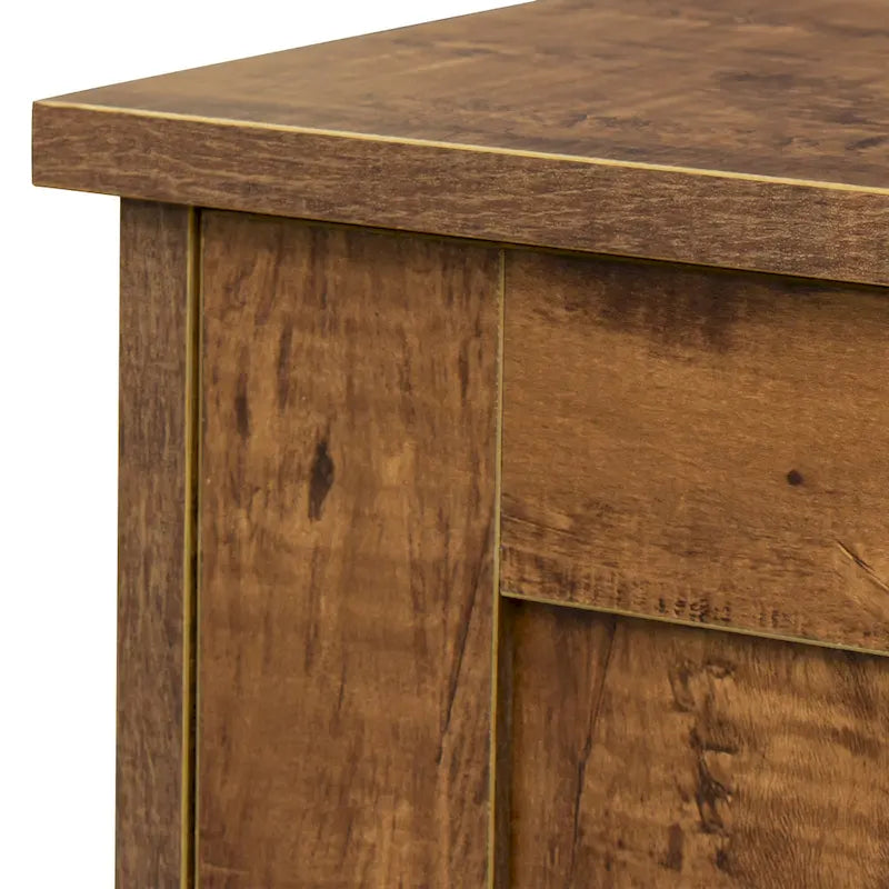 Buffet de rangement de 47 po avec deux armoires et serveur de salle à manger