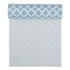 Doublure d'étagère grise à motif en treillis - Lot de 2