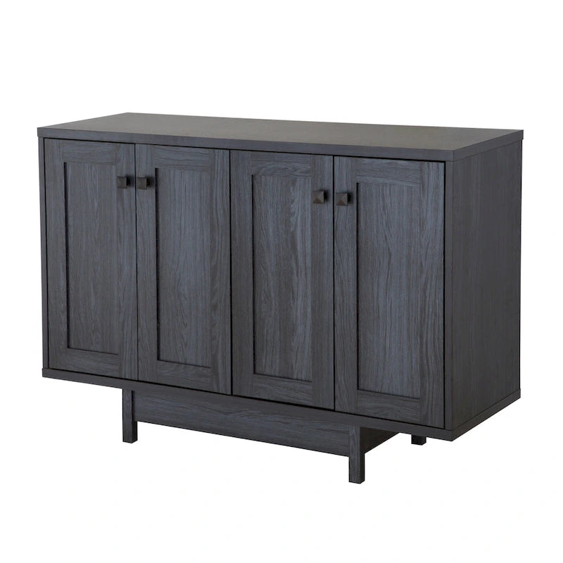 Buffet de cuisine de 120 cm avec deux portes de placard de rangement