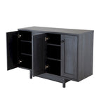 Buffet de cuisine de 120 cm avec deux portes de placard de rangement