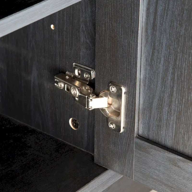 Buffet de cuisine de 120 cm avec deux portes de placard de rangement