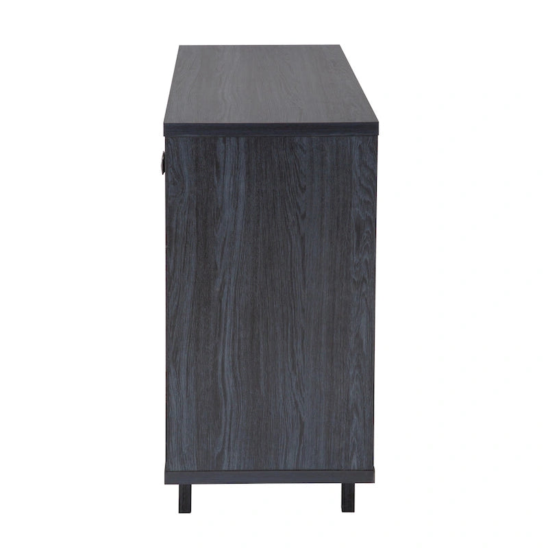 Buffet de cuisine de 120 cm avec deux portes de placard de rangement