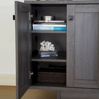Buffet de cuisine de 120 cm avec deux portes de placard de rangement