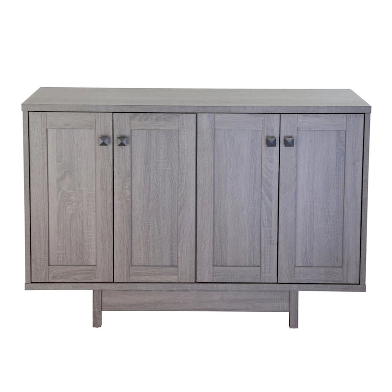Buffet de cuisine de 120 cm avec deux portes de placard de rangement