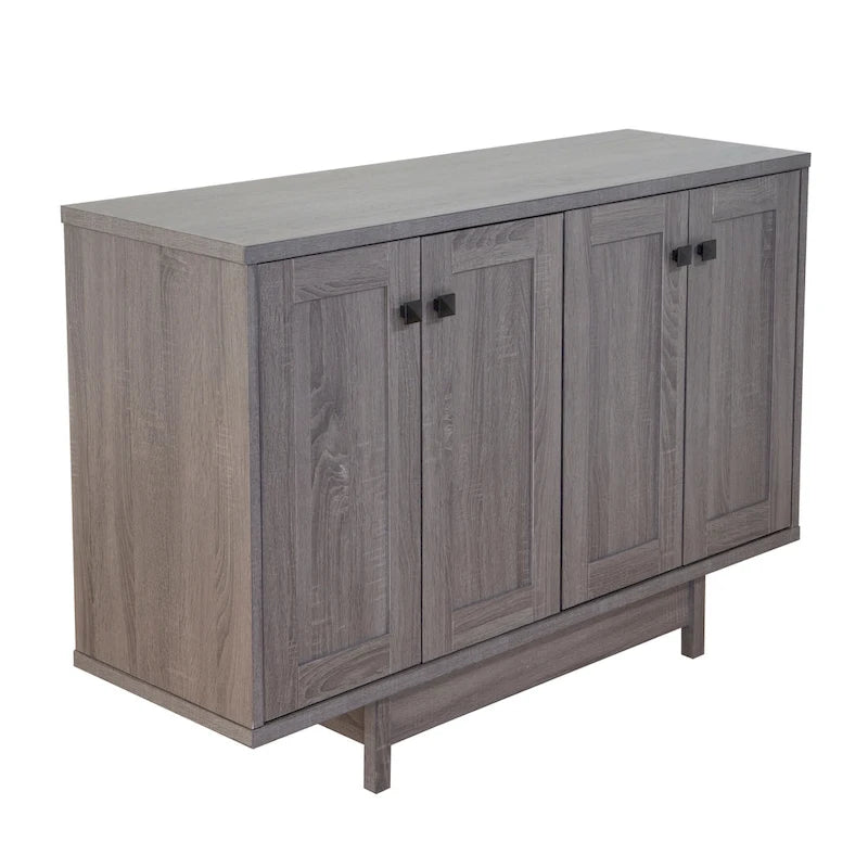 Buffet de cuisine de 120 cm avec deux portes de placard de rangement