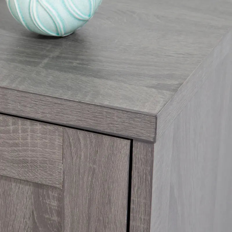 Buffet de cuisine de 120 cm avec deux portes de placard de rangement
