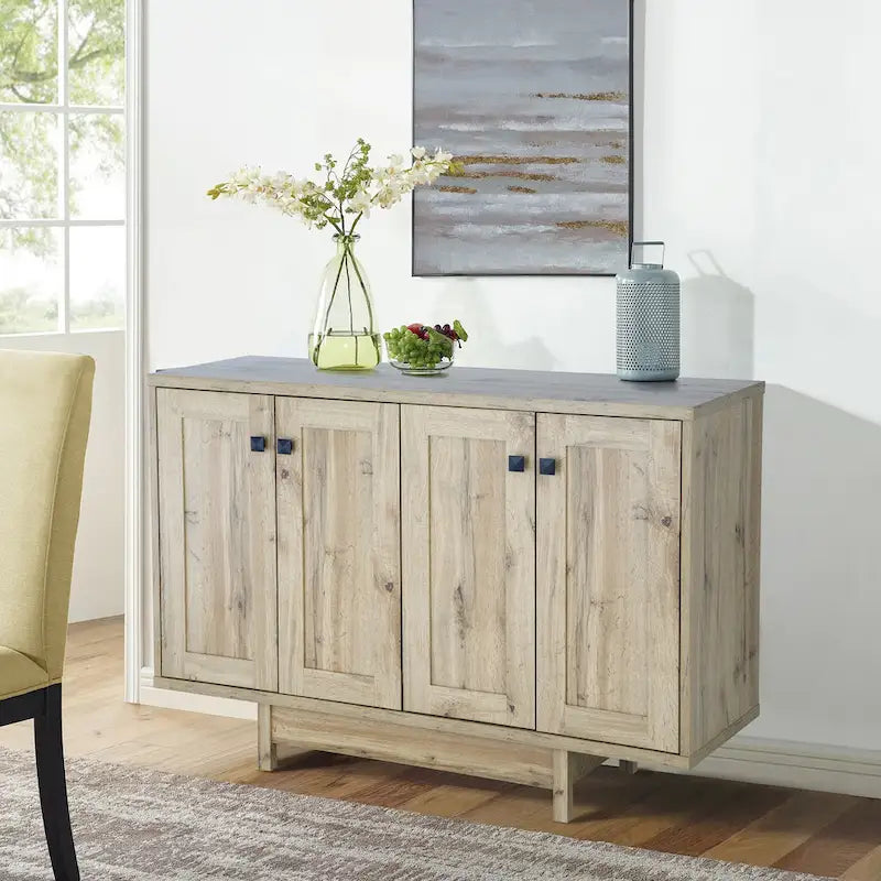 Buffet de cuisine de 120 cm avec deux portes de placard de rangement