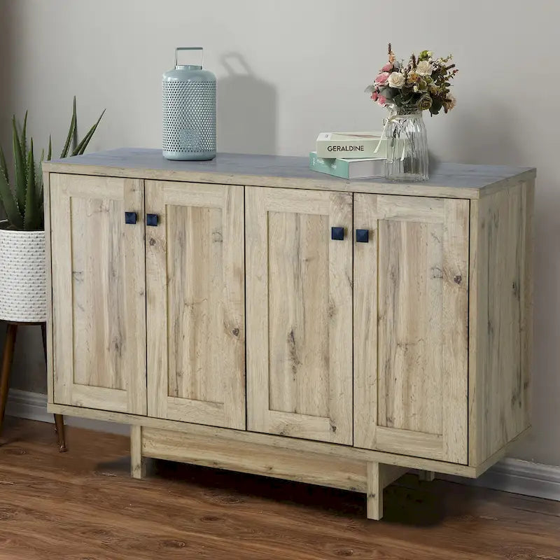 Buffet de cuisine de 120 cm avec deux portes de placard de rangement