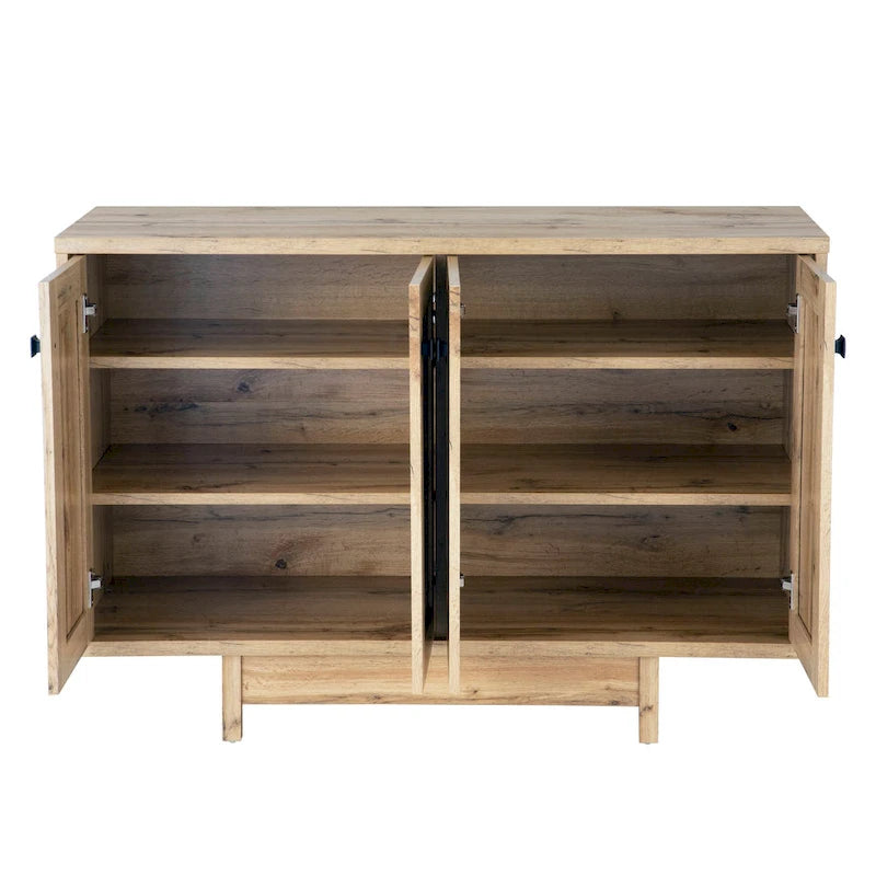 Buffet de cuisine de 120 cm avec deux portes de placard de rangement