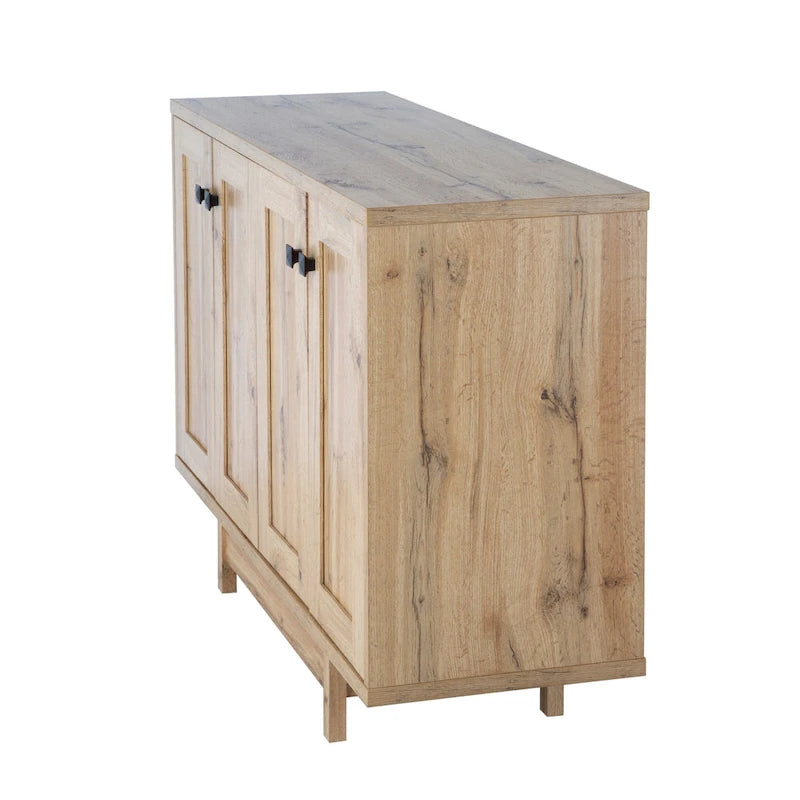 Buffet de cuisine de 120 cm avec deux portes de placard de rangement