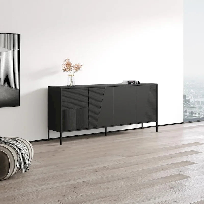 Buffet moderne avec panneaux décoratifs - Style 04