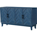 Meubles de rangement 4 portes en bois pour salon, salle à manger et chambre à coucher