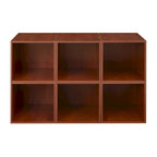 Ensemble de rangement 6 cubes – Fini cerisier