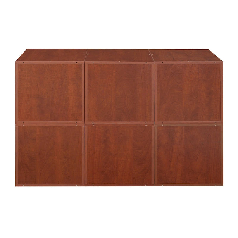 Ensemble de rangement 6 cubes – Fini cerisier