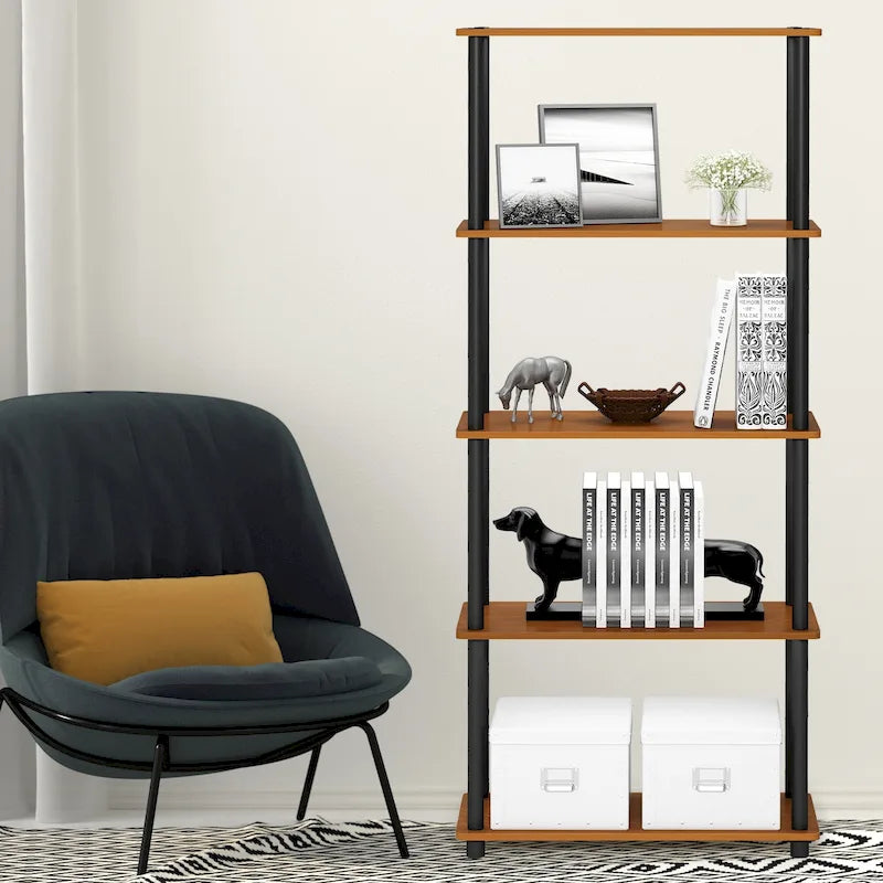 Étagère de présentation polyvalente à 5 niveaux – Style Turn-N-Tube