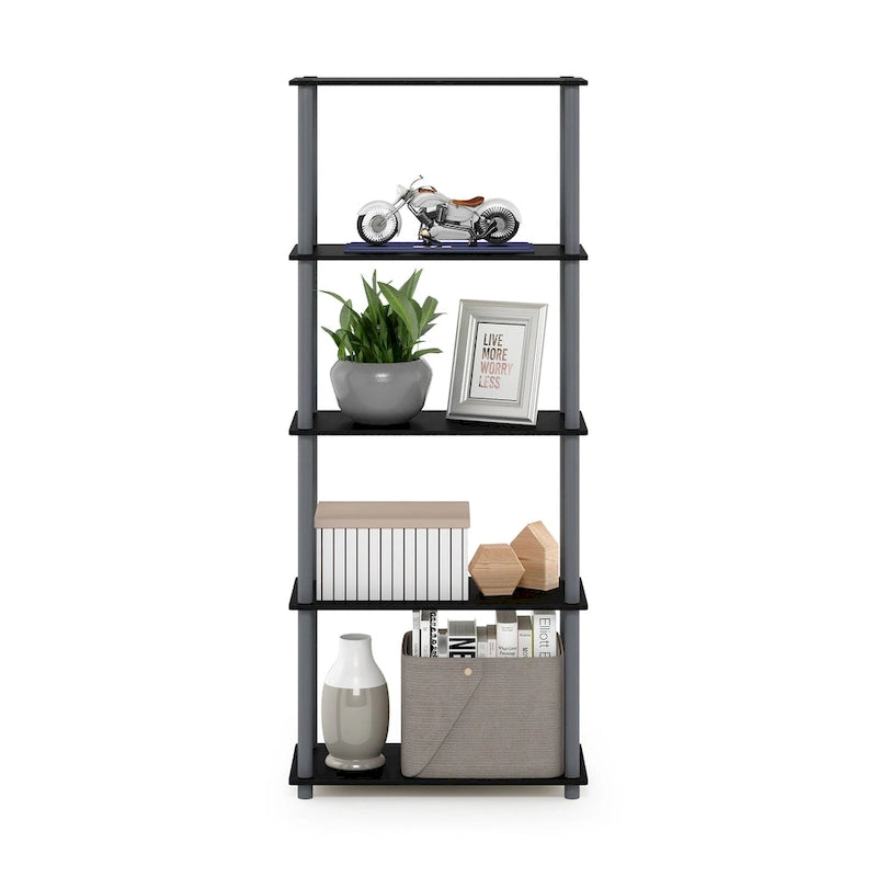 Étagère de présentation polyvalente à 5 niveaux – Style Turn-N-Tube