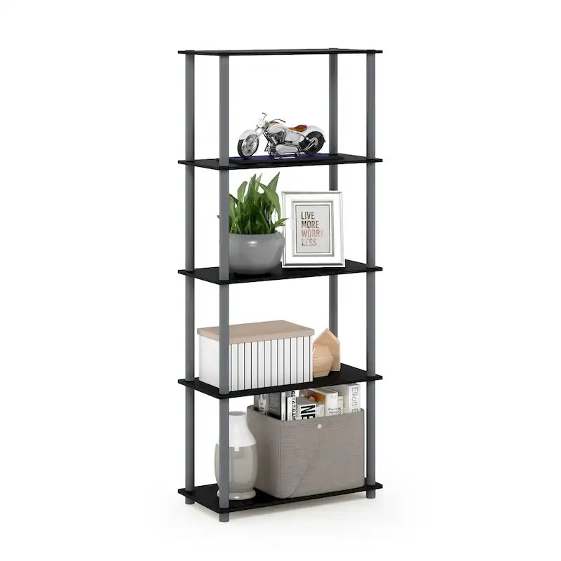 Étagère de présentation polyvalente à 5 niveaux – Style Turn-N-Tube