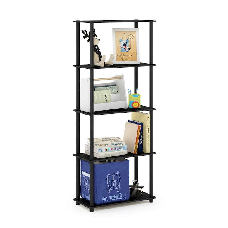 Étagère de présentation polyvalente à 5 niveaux – Style Turn-N-Tube