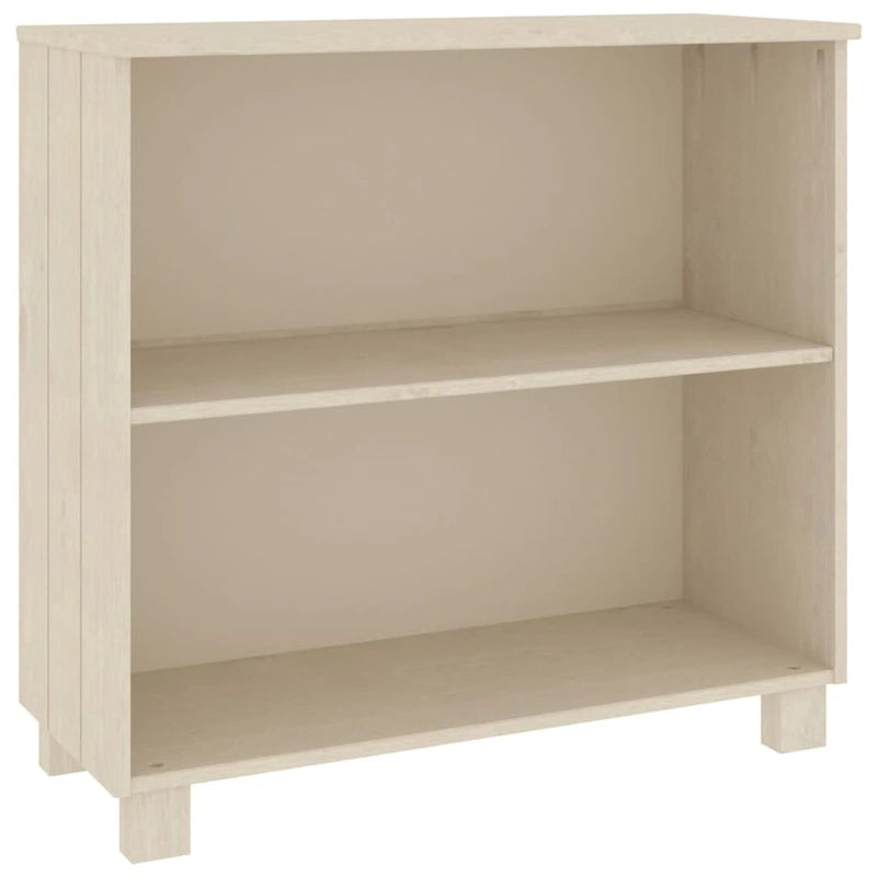 Meuble bas de rangement en bois de pin massif pour couloir - 85x35x80 cm