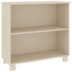 Meuble bas de rangement en bois de pin massif pour couloir - 85x35x80 cm