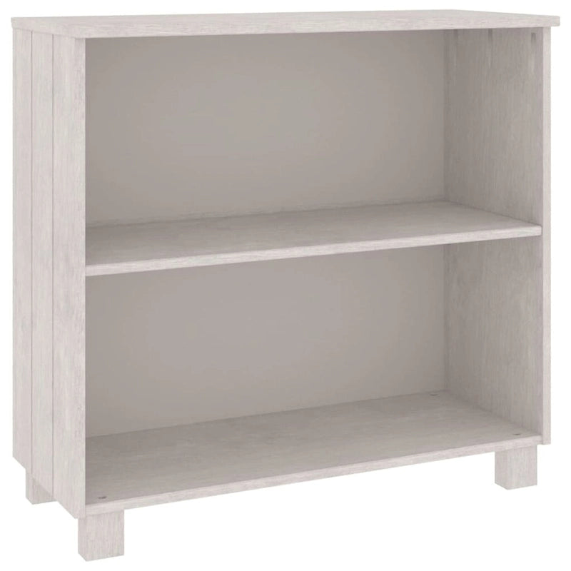 Meuble bas de rangement en bois de pin massif pour couloir - 85x35x80 cm