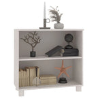 Meuble bas de rangement en bois de pin massif pour couloir - 85x35x80 cm