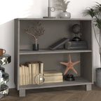 Meuble bas de rangement en bois de pin massif pour couloir - 85x35x80 cm