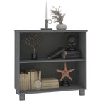 Meuble bas de rangement en bois de pin massif pour couloir - 85x35x80 cm