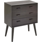 Commode moderne à 3 tiroirs - 24 x 12 x 28
