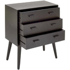 Commode moderne à 3 tiroirs - 24 x 12 x 28