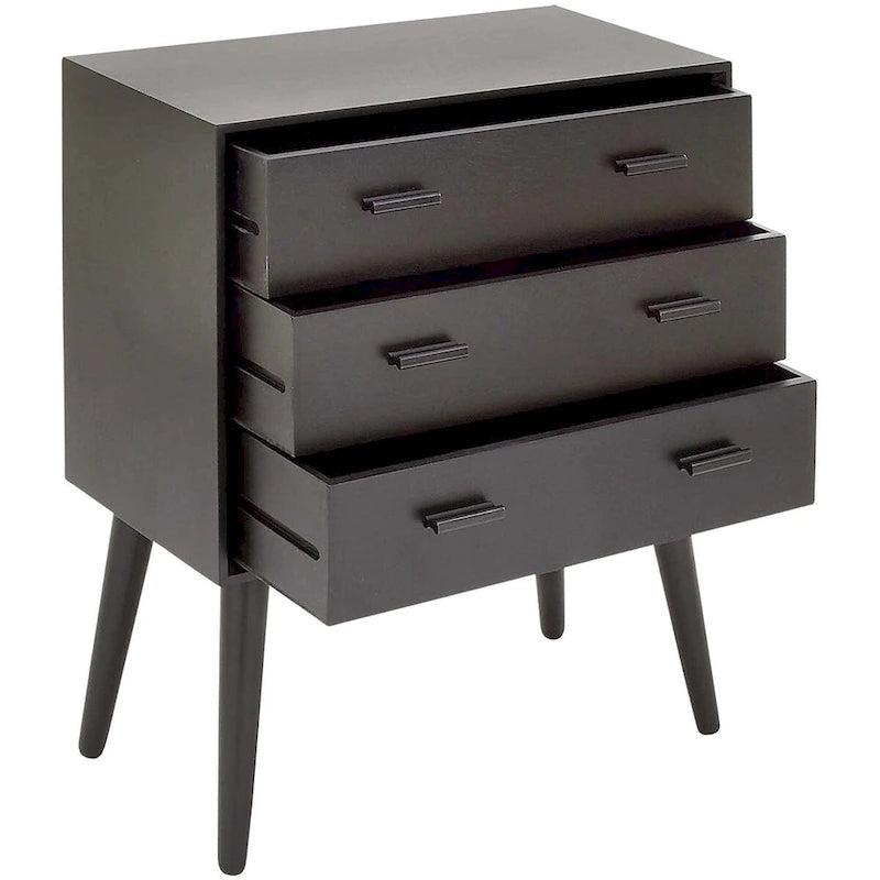 Commode moderne à 3 tiroirs - 24 x 12 x 28