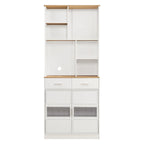 Buffet de rangement pour garde-manger, Armoire de cuisine autoportante, Grand placard de rangement pour cuisine, salle de bain, salon, bureau