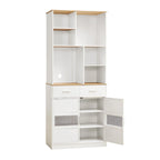 Buffet de rangement pour garde-manger, Armoire de cuisine autoportante, Grand placard de rangement pour cuisine, salle de bain, salon, bureau