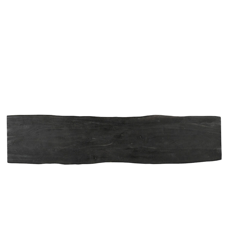 Banc de salle à manger en bois massif - Fini gris