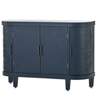 Armoire de rangement de 33,50 po de hauteur avec portes à motif antique