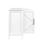 Buffet de rangement à 4 portes et 4 étagères