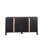 Buffet de rangement à 4 portes et 4 étagères