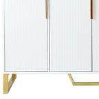Buffet en bois moderne et élégant avec plateau autocollant imitation marbre
