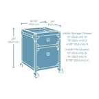 Caisson mobile - Rangement de bureau compact