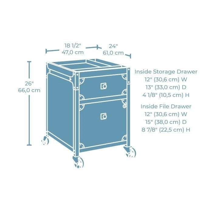 Caisson mobile - Rangement de bureau compact