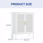 Armoire de rangement de garage en acier verrouillable avec 2 portes et 2 étagères réglables