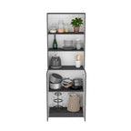 Bibliothèque à double armoire 5 étagères de 74 po de largeur – Ensemble de 3